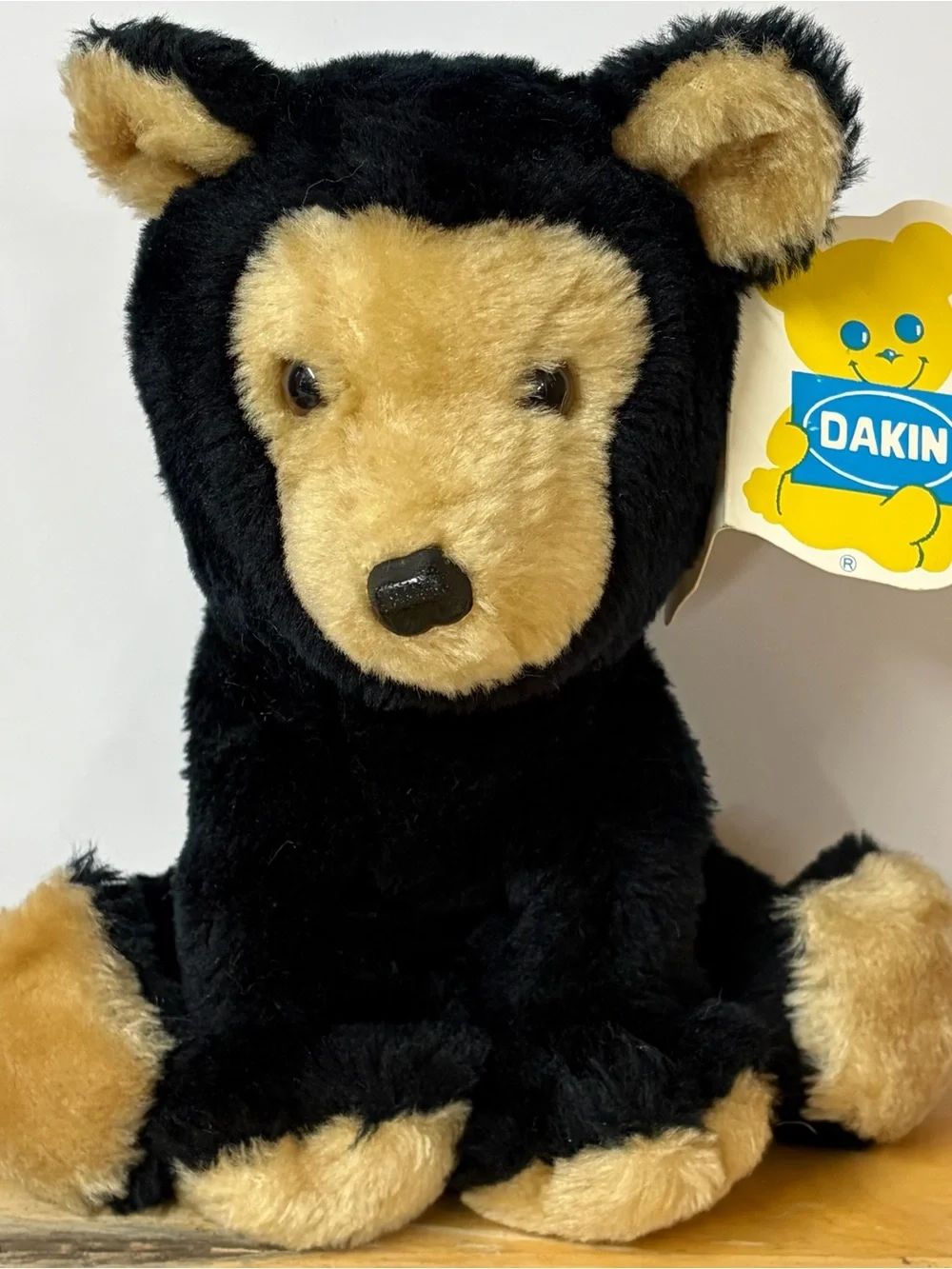 Vintage Dakin Black Bear Coco Bear Cub Plush With Tag 1982